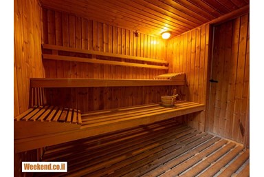 אירוח רוקנשטין  - החצר והסאונה