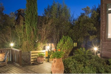 העיגול הפנימי ראש פינה - החצר והבריכה