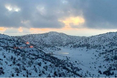 בקתות עץ שיא-הר - הנוף מהבקתות