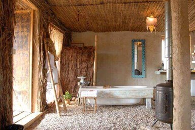 חוות זית המדבר - כפר אינדיאני - הבקתה האפריקאית