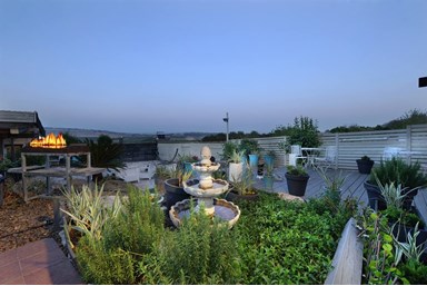 לוז כנרת - החצר והבריכה