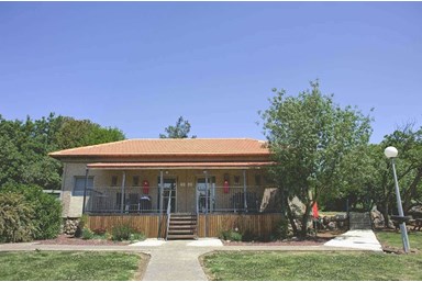 בקתות עץ -תיירות עין זיוון - הבריכה והסביבה