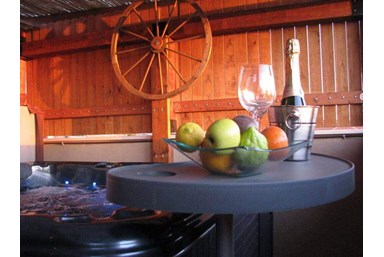 פויאנה בגולן - החצר והנוף