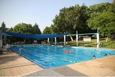 מלון אורחים נווה שלום - הבריכה