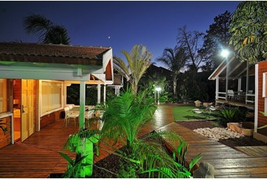 טרופי צימר  spa & resort - חצר, בריכה וספא