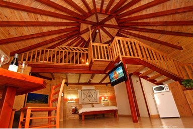 צימר בגבעה - החצר והבריכה