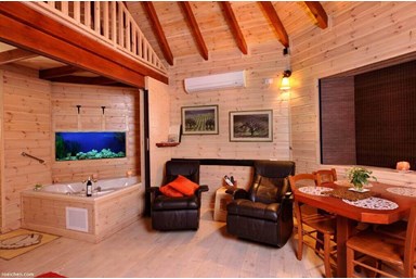 צימר בגבעה - החצר והבריכה