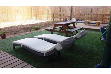 החווה של אדם  - המטבח המשותף והחצר