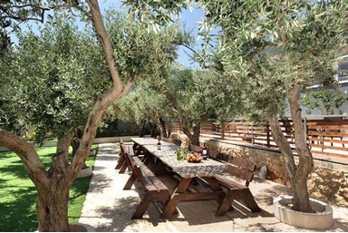 אביב הצפון - החצר והבריכה 