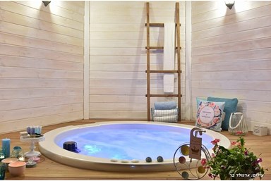 צימרגיה - הספא והחצר המשותפת