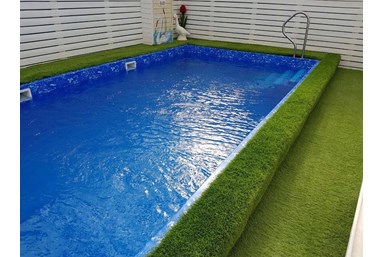 שקיעה באופק - הבריכה ומרפסת נוף