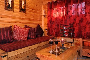 בקתות שגב ברמה - החצר והנוף