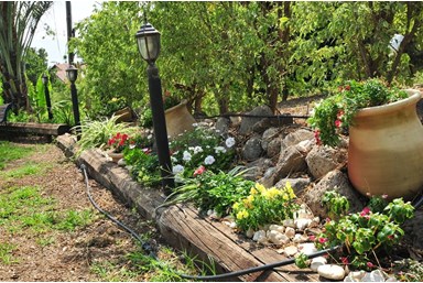 קסם בכנרת - החצר והנוף