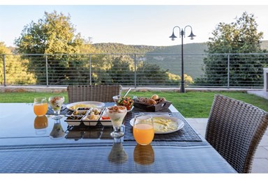 מלכי האוס - בריכת השחיה והנוף