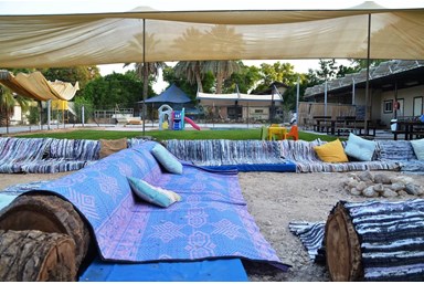 כלמא במדבר - מתחם החוץ