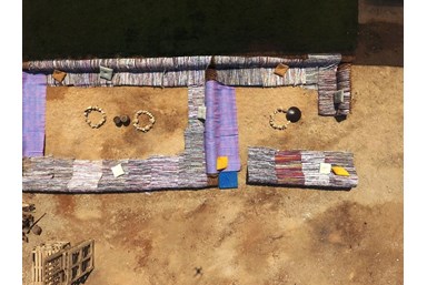 כלמא במדבר - מתחם החוץ