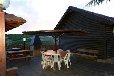 יחידות סגולה - החצר והבריכה