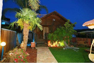 יחידות סגולה - החצר והבריכה