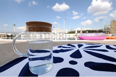 אוליב בגלבוע - הבריכה והמתחם המשותף במלון