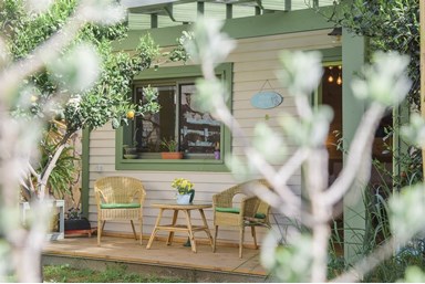 הצימר של ענת - החצר המטופחת