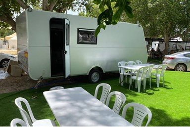 גלילאה קרוואנים בכנרת - המתחם וחוף הכנרת