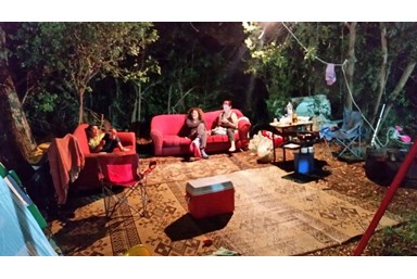 קמפינג נווה קרני - מתחם הקמפינג