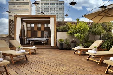 מלון ורה – The Vera Hotel - מרפסת הגג והספא
