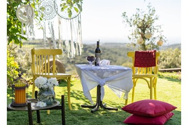 הילה - הרוח הגלילית - החצר והבריכה