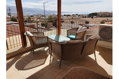 יחידות נופש נווה מדבר - המרפסת והנוף