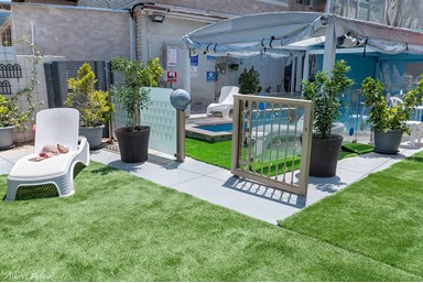 המקום של ברקו - החצר והבריכה