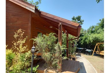 בקתות דרך הזן - החצר