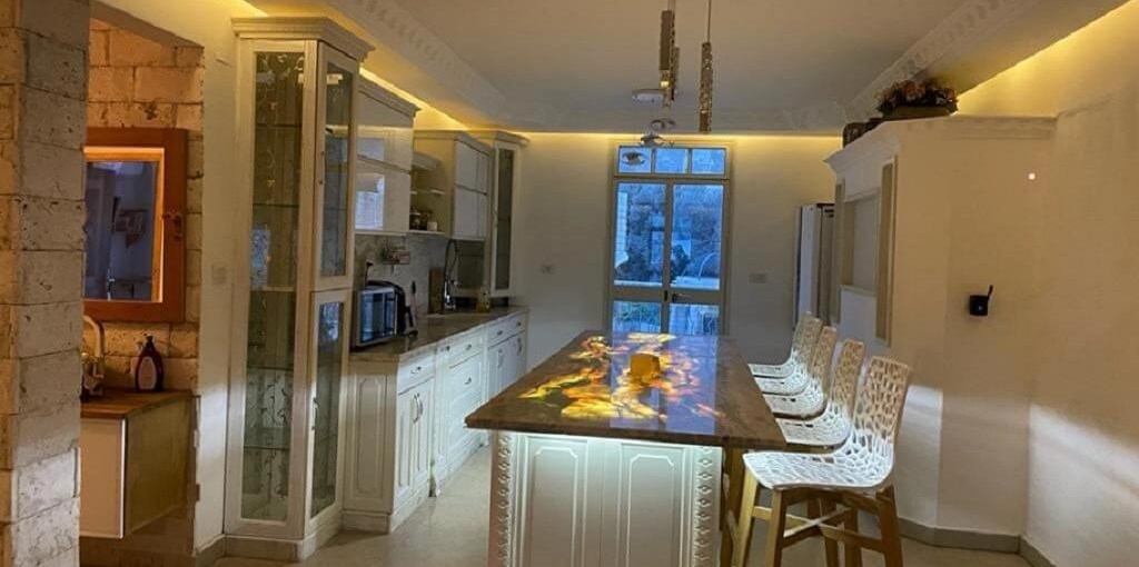 Diamond Luxury Apartment - Haifa מטבח פנורמי.jpg