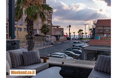 לונא דירת בוטיק מול הים - מתחם החוץ