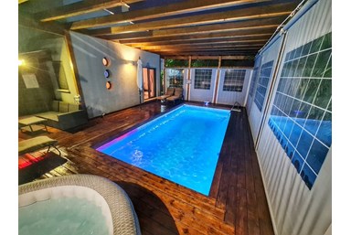 הצימר של עדה - מתחם החוץ והבריכה