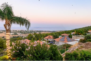 אחוזת רום - החצר והבריכה 