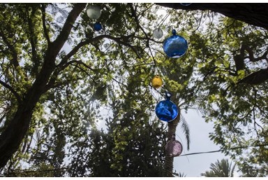 בתי נורית - בקתות למשפ' וזוגות ברמות - החצר והנוף