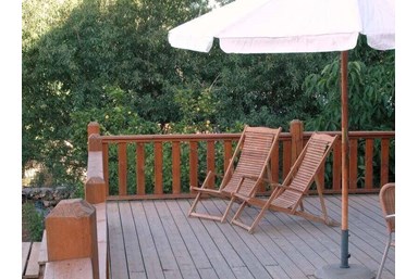 מבט לחרמון - החצר והנוף